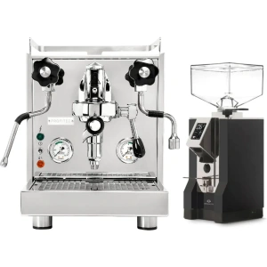 Profitec Pro 500 Espresso Machine & Eureka Mignon Specialita Grinder (Matte Black)