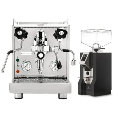 Profitec Pro 500 Espresso Machine & Eureka Mignon Specialita Grinder (Matte Black)