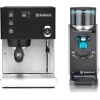 Rancilio Silvia M V6 Espresso Machine (Black Limited) and Rocky Grinder Bundle