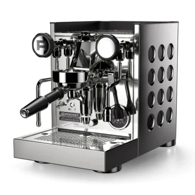 Rocket Appartamento TCA Espresso Machine RE502A3B12 (Stainless Steel – Black)